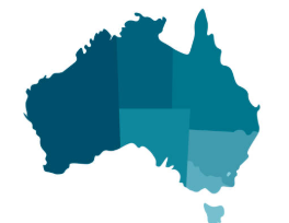 A map of Australia